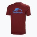 Мъжка тениска Helly Hansen Nord Graphic mars red 5