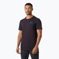 Мъжка тениска Helly Hansen Nord Graphic black grape