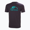 Мъжка тениска Helly Hansen Nord Graphic black grape 5