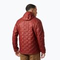 Мъжки хибридни якета Helly Hansen Lifaloft с качулка и изолатор mars red 2