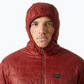 Мъжки хибридни якета Helly Hansen Lifaloft с качулка и изолатор mars red 3