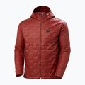 Мъжки хибридни якета Helly Hansen Lifaloft с качулка и изолатор mars red 6