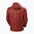 Мъжки хибридни якета Helly Hansen Lifaloft с качулка и изолатор mars red 7