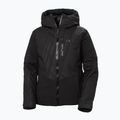 Дамско скиорско яке Helly Hansen Valdisere 3.0 black embossed stripes 10