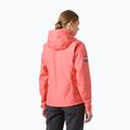 Дамско яке за ветроходство Helly Hansen Crew Hooded 2.0 sunset pink 2