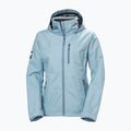 Дамско яке за ветроходство Helly Hansen Crew Hooded 2.0 windy blue 8