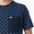 Мъжка тениска Helly Hansen Hudson navy aop 3