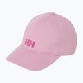 Детска шапка с козирка Helly Hansen Logo Jr pink lavender