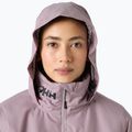 Дамско яке за ветроходство Helly Hansen Crew Hooded Pile purple clay 3