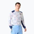 Мъжки термоактивен суитшърт Helly Hansen Lifa Active white slope map aop
