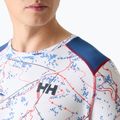 Мъжки термоактивен суитшърт Helly Hansen Lifa Active white slope map aop 3