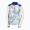 Дамски термоактивен суитшърт Helly Hansen Lifa Merino Midweight Gra 1/2 Zip bright blue new nordic aop 5