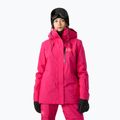 Дамско скиорско яке Helly Hansen Powshot cranberry