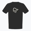 Мъжка тениска NORRONA Cotton Viking caviar black/snowdrop 4