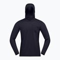 Мъжки суитшърт за трекинг NORRONA Falketind Warm1 Hood caviar black 5