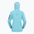 Дамски суитшърт за трекинг NORRONA Falketind Warm1 Hood aqua haze/trooper 6