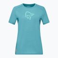 Дамска тениска NORRONA Femund Equaliser Merino brittany blue 5