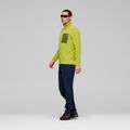 Мъжки суитшърт за трекинг NORRONA Femund Warm1 Zip Neck golden lime/olive night 4
