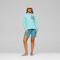 Дамски суитшърт за трекинг NORRONA Femund Warm1 Zip Neck aqua haze/trooper 2