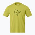 Мъжка тениска NORRONA Cotton Viking golden lime 5