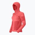 Дамски суитшърт за трекинг NORRONA Falketind Warm2 Stretch Hood deep sea coral/baked apple 7