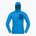 Мъжки суитшърт за трекинг NORRONA Falketind Warm1 Hood brilliant blue/dark blue 5