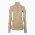 Дамски термоактивен суитшърт KARI TRAA Smekker Half Zip mocha 3