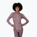 Дамски термоактивен суитшърт KARI TRAA Smekker Half Zip cocoa powder