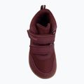 Детски обувки barefoot Viking Alv Barefoot Mid 2V Waterproof burgundy 5