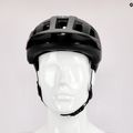 Велосипедна каска POC Axion Race MIPS uranium black matt/hydrogen white 11