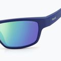 Слънчеви очила Polaroid PLD 7037/S с матово синьо/синьо-зелено огледало с поляризация 6