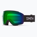 Скиорскa маска Smith Sequence OTG S2 black/chromapop everyday green mirror