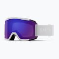 Скиорски очила  Smith Squad white vapor/chromapop everyday violet mirror/clear