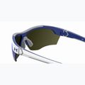Слънчеви очила Under Armour Yard Dual S3 матово бяло синьо/синьо многослойно олеофобно покритие 6
