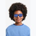 Детски слънчеви очила Polaroid PLD 8057/S матово черно/синьо огледало с поляризация 6