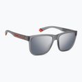 Polaroid PLD 2155/S матово сиво/сиво сребърно огледало поляризирани мъжки слънчеви очила