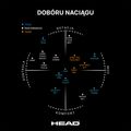 Тенис корда HEAD Hawk Touch 12 м черна 281204 4