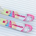 Детски пистови ски HEAD Unicorn Easy JRS + автомати Jrs 4.5 GW CA white/pink 12