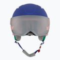 Детска ски каска HEAD Mojo Visor Jr. blue/green/silver red 2