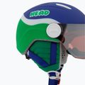 Детска ски каска HEAD Mojo Visor Jr. blue/green/silver red 7
