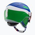 Детска ски каска Head Mojo Visor Jr синя/зелена/сребърна червена 2