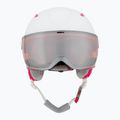 Детска ски каска HEAD Maja Visor white/silver red 2