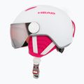 Детска ски каска HEAD Maja Visor white/silver red 3