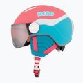 Детска ски каска HEAD Maja Visor pink/blue/silver red 3