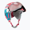 Детска ски каска HEAD Maja Visor pink/blue/silver red 9
