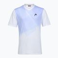 Мъжка тениска за тенис HEAD Topspin print vision m/navy
