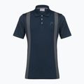 Мъжка поло фланелка за тенис HEAD Club 25 Tech Polo navy 7