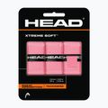 HEAD Xtremesoft Grip Обвивка за тенис ракета 3 бр. розов цвят.