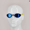 Очила за плуване Nike VAPORE MIRROR жълто-сини NESSA176 8
