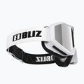 Скиорски очила Bliz Liner white black logo/pink&silver mirror 4